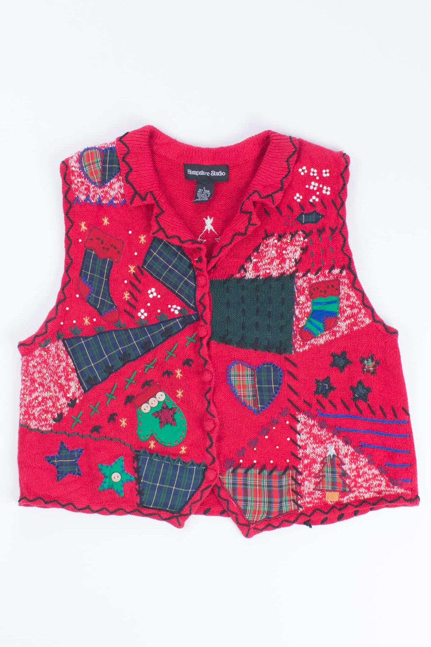 Red Ugly Christmas Vest 54328