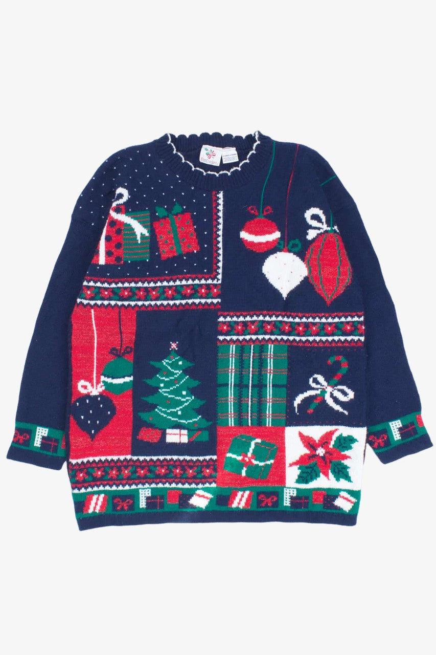 Blue Ugly Christmas Pullover 54435