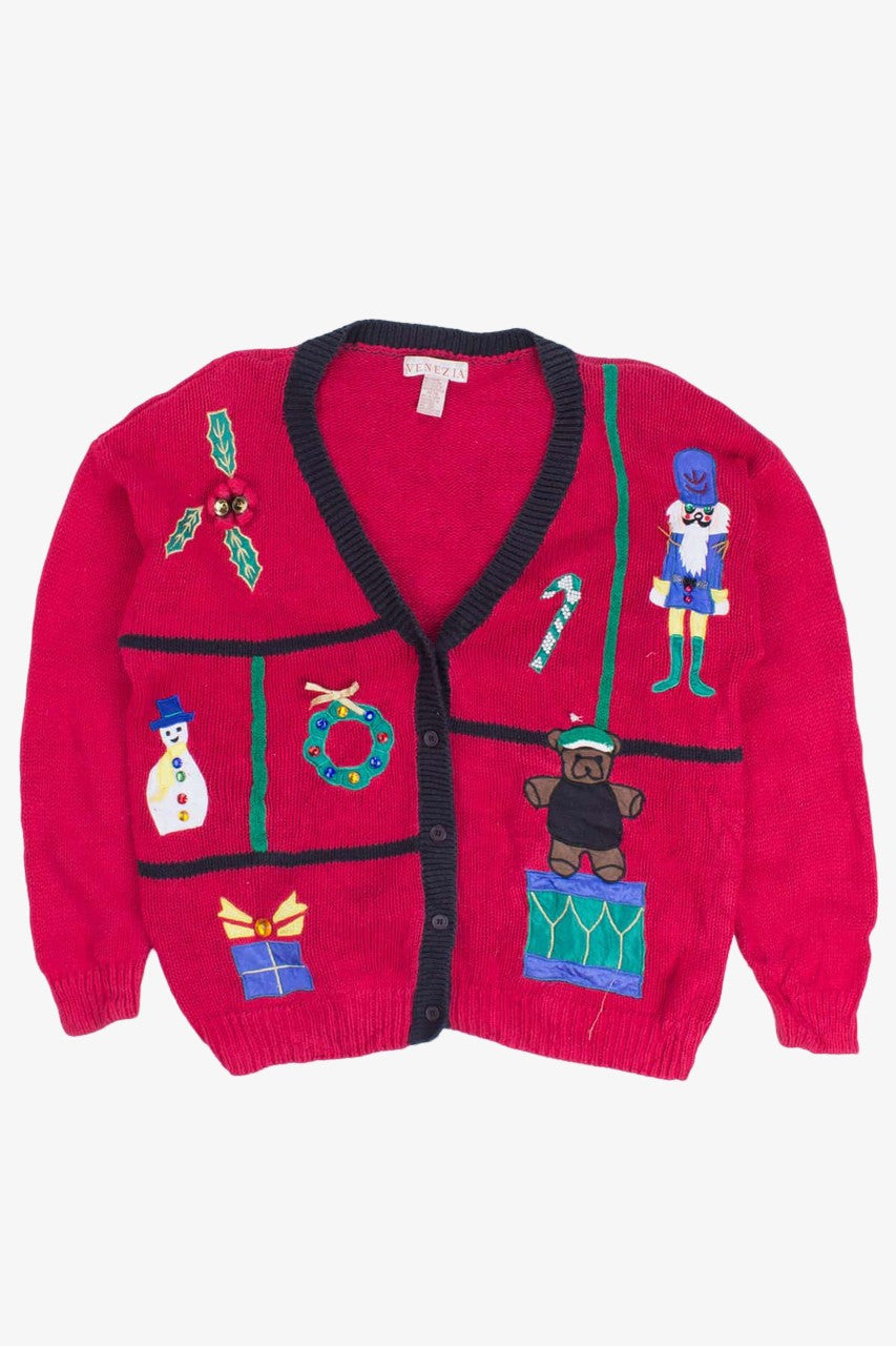 Red Ugly Christmas Cardigan 54472
