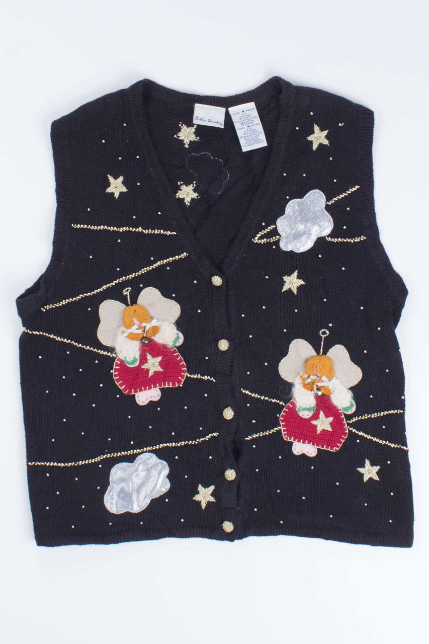 Black Ugly Christmas Vests 54479