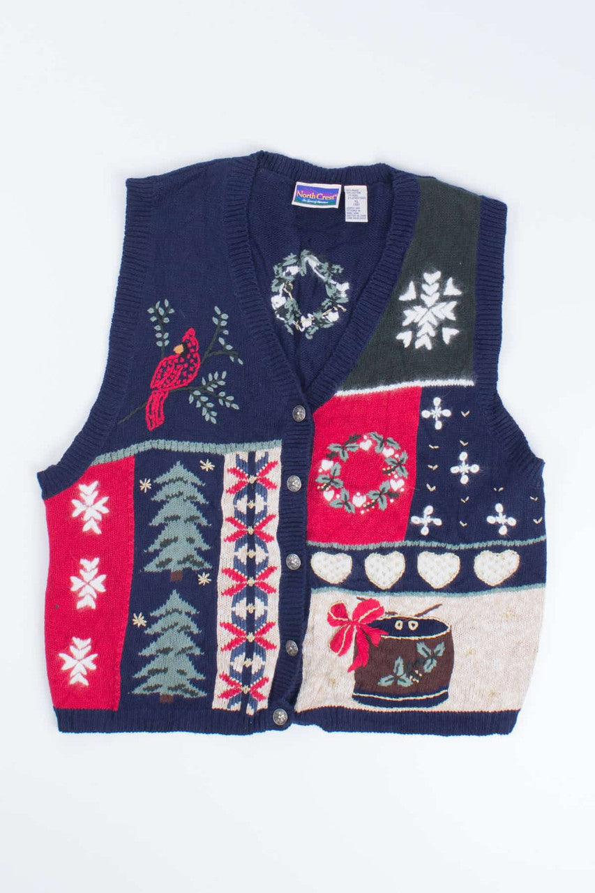 Blue Ugly Christmas Vests 54484