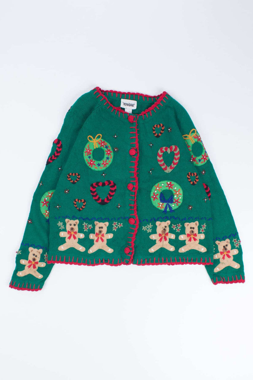 Green Ugly Christmas Cardigan 54550