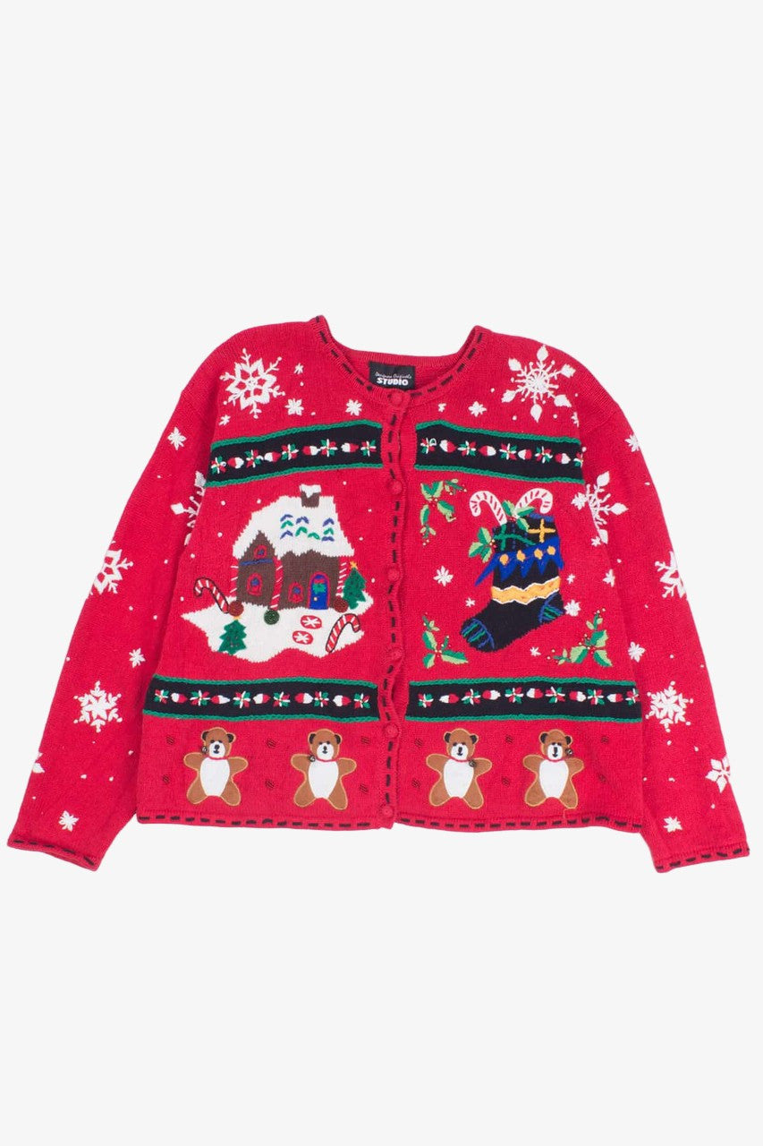 Red Ugly Christmas Cardigan 54553