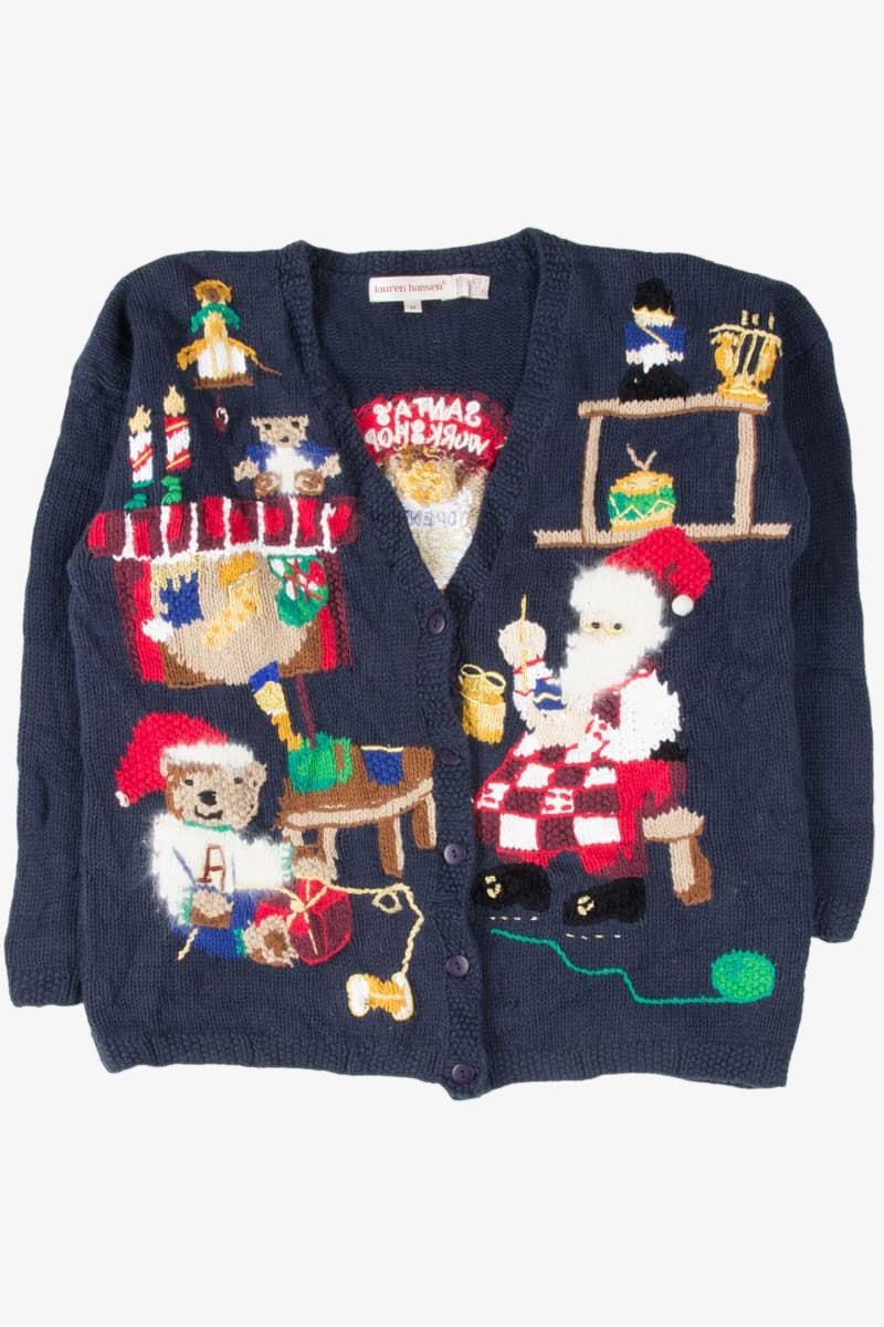 Blue Ugly Christmas Cardigan 54633