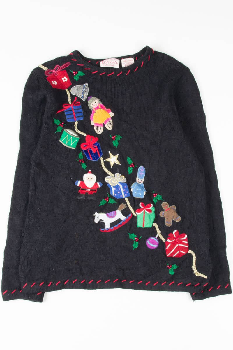 Black Ugly Christmas Pullover 54636