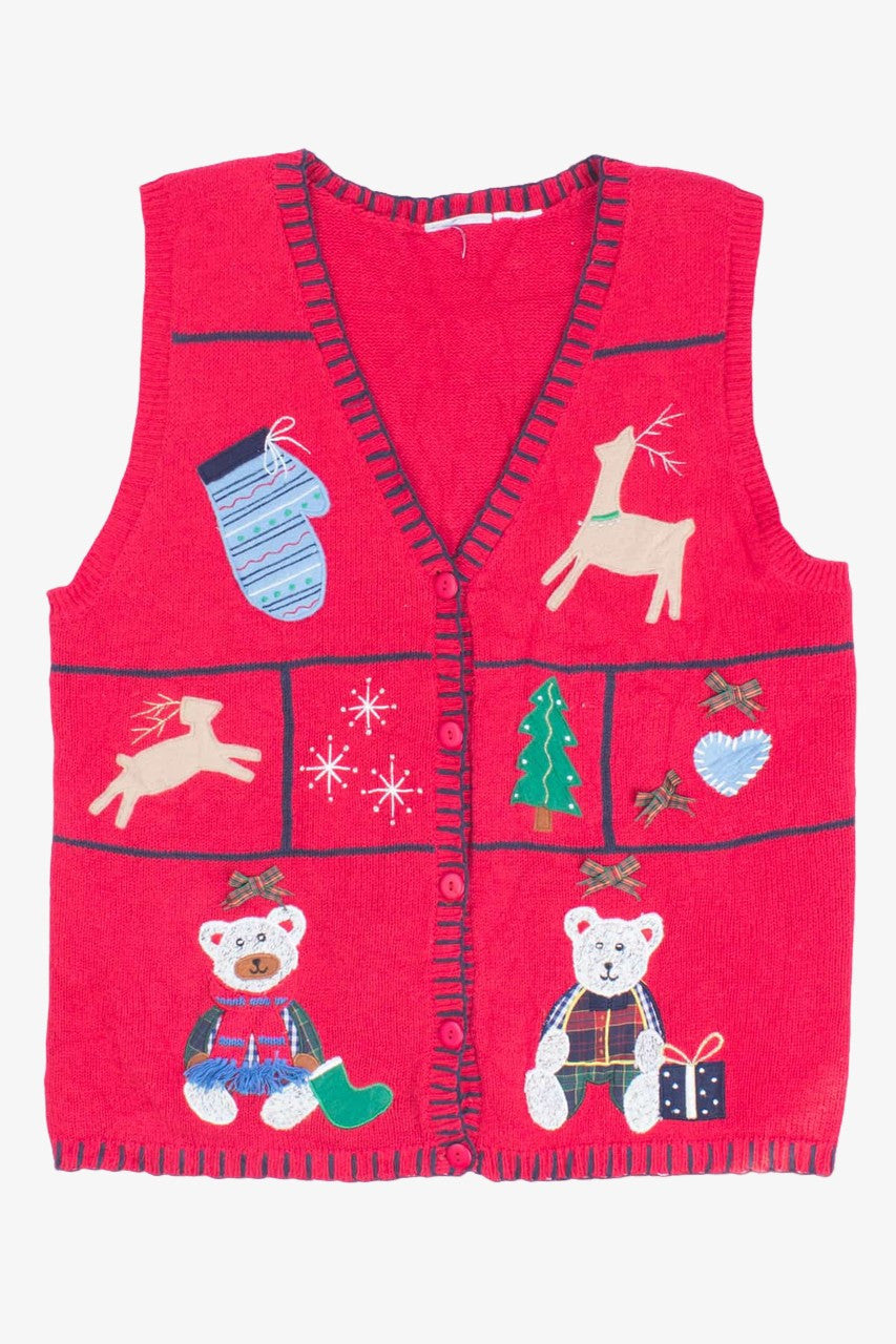 Red Ugly Christmas Vest 54786