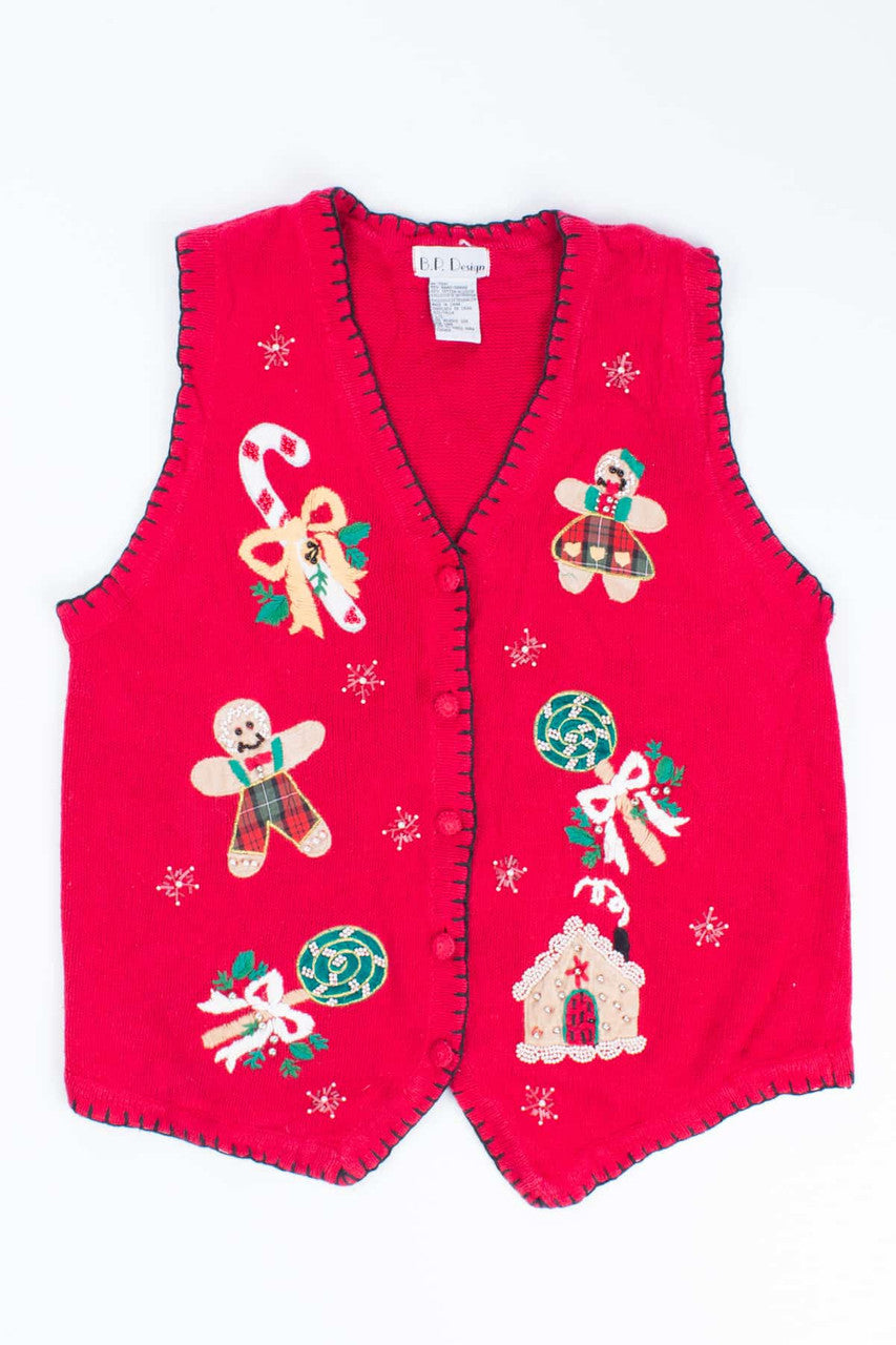 Red Ugly Christmas Vest 54892