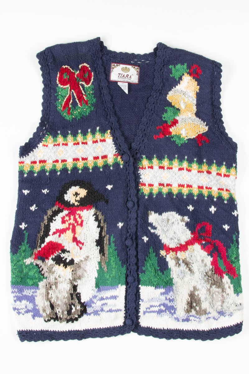 Blue Ugly Christmas Vest 54904