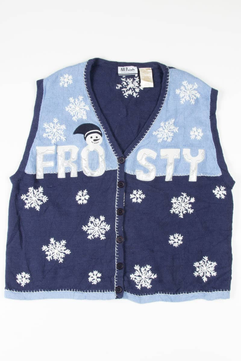 Blue Ugly Christmas Vest 54908