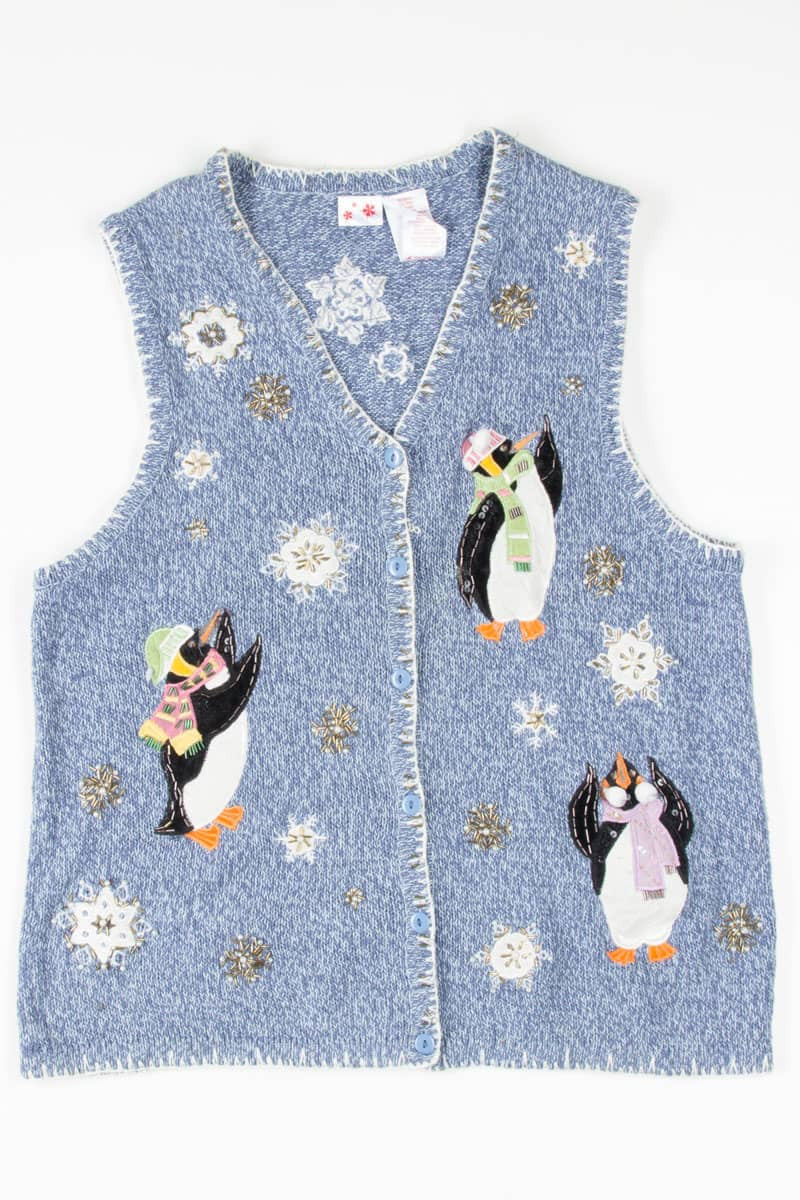 Blue Ugly Christmas Vest 54912