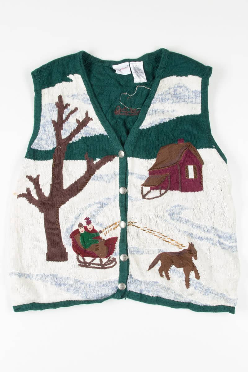 Green Ugly Christmas Vest 54986