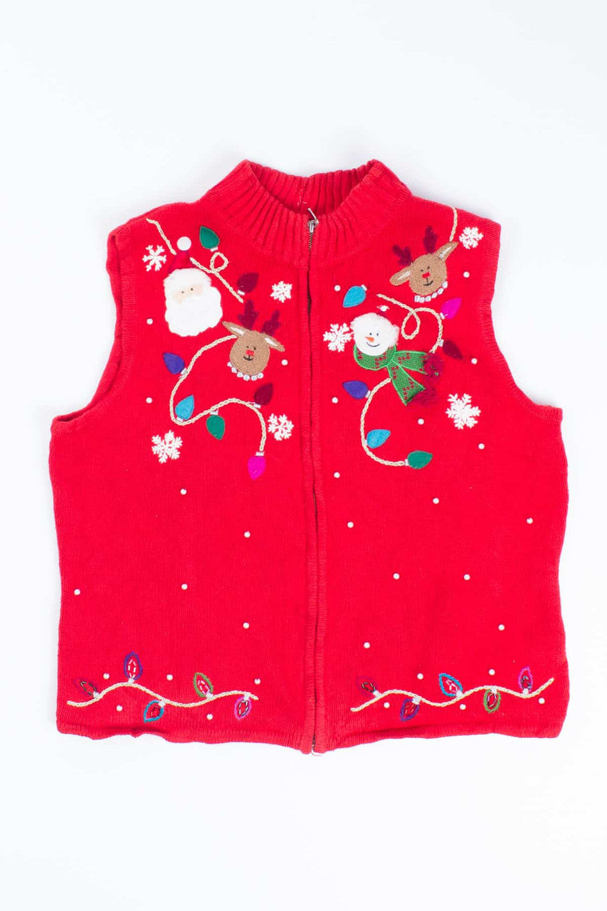 Red Ugly Christmas Vest 55018