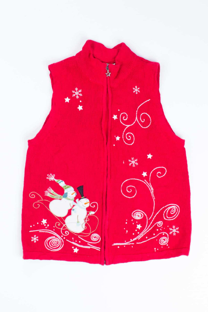 Red Ugly Christmas Vest 55047