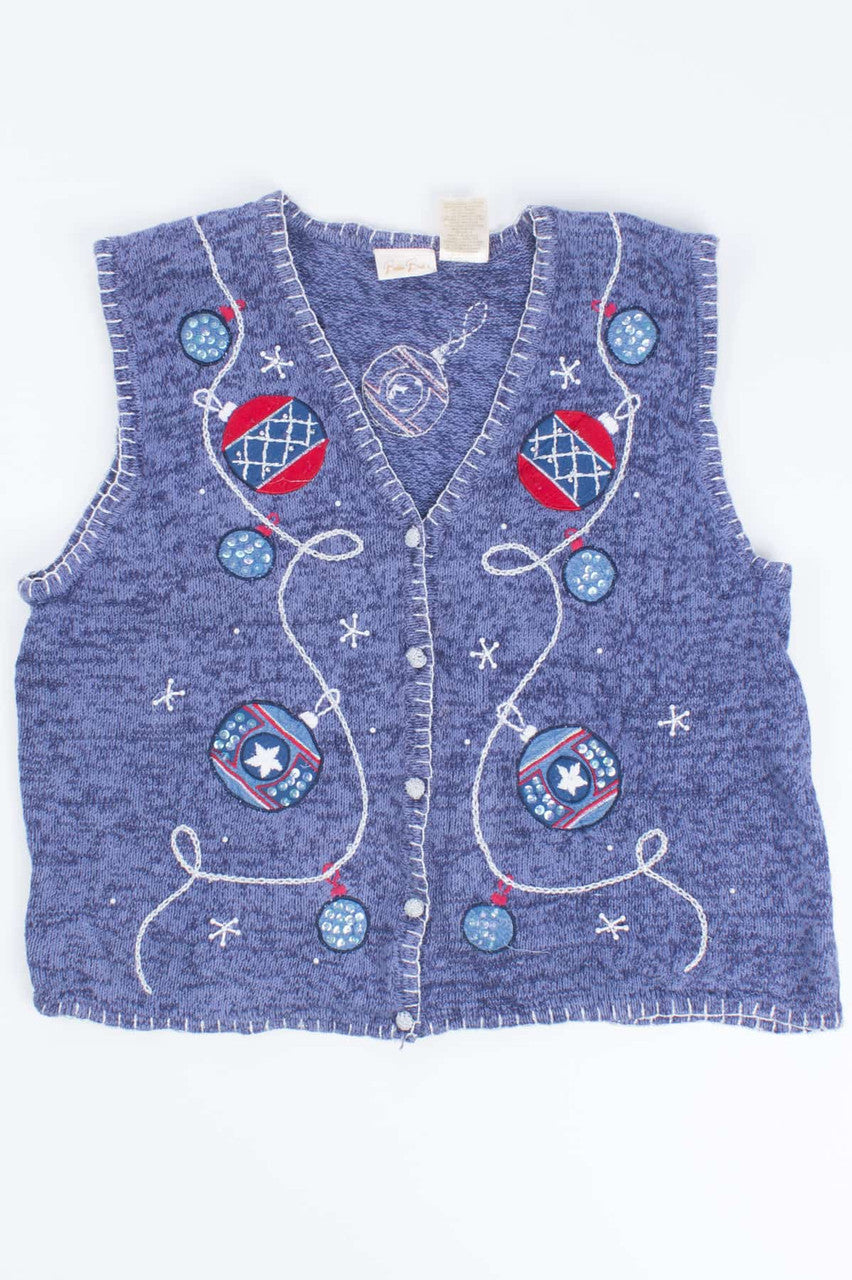 Blue Ugly Christmas Vest 55087