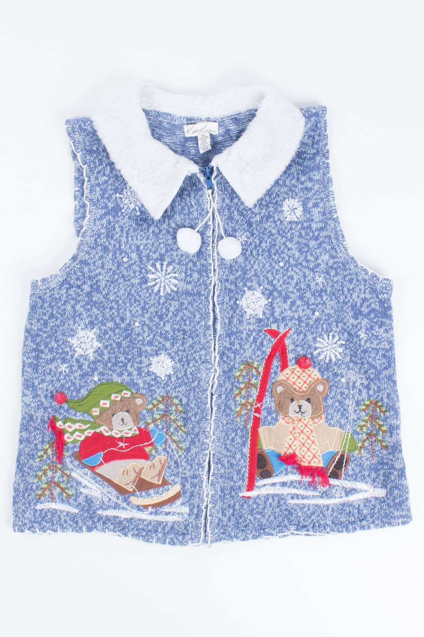 Blue Ugly Christmas Vest 55088