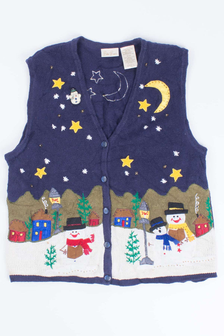 Blue Ugly Christmas Vest 55095