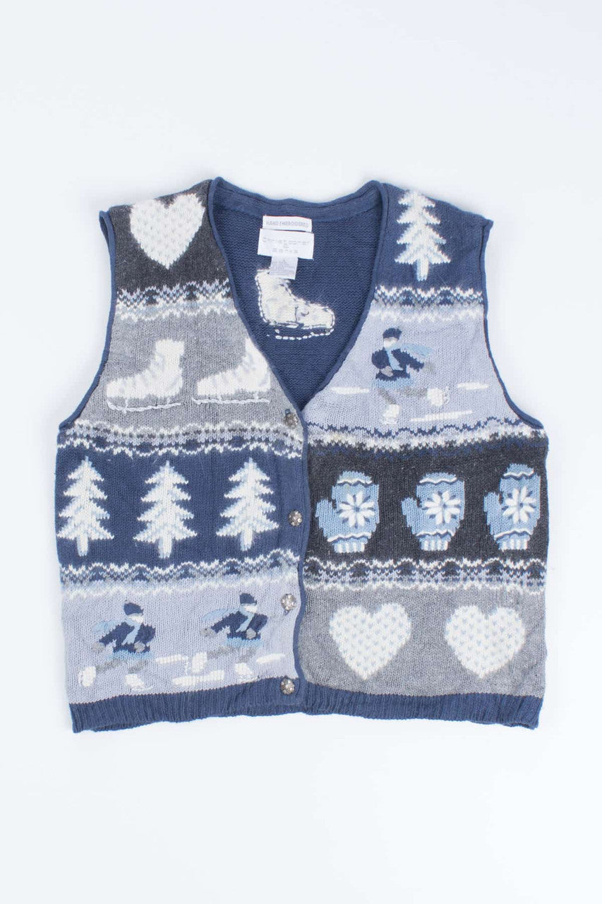 Blue Ugly Christmas Vest 55152
