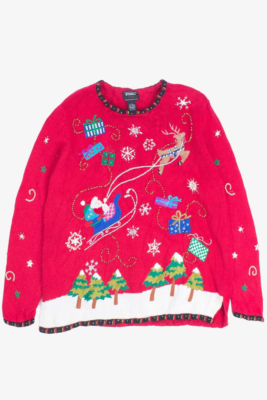 Red Ugly Christmas Pullover 55231