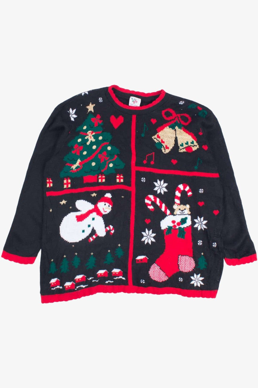Black Ugly Christmas Pullover 55235