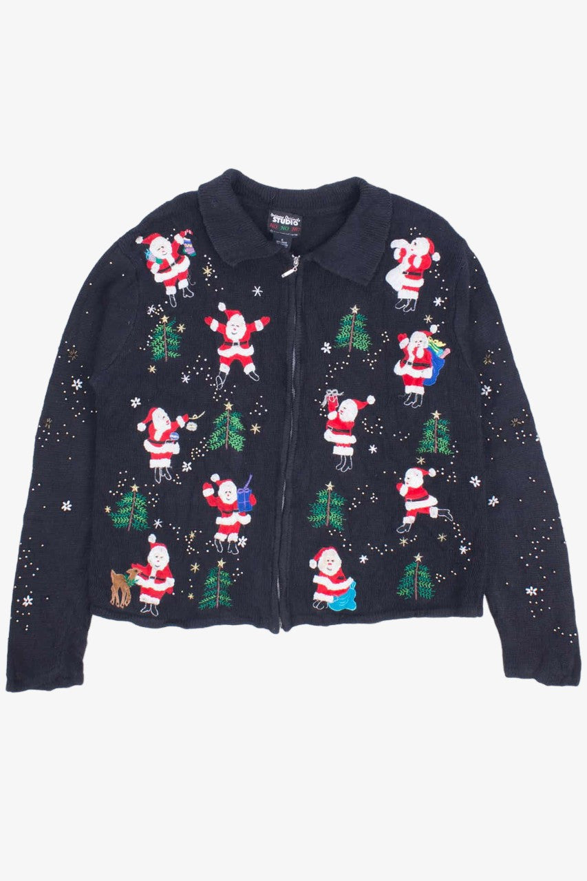 Black Ugly Christmas Cardigan 55244