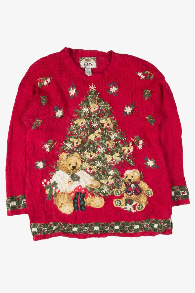 Red Teddy Bears Christmas Pullover 55261