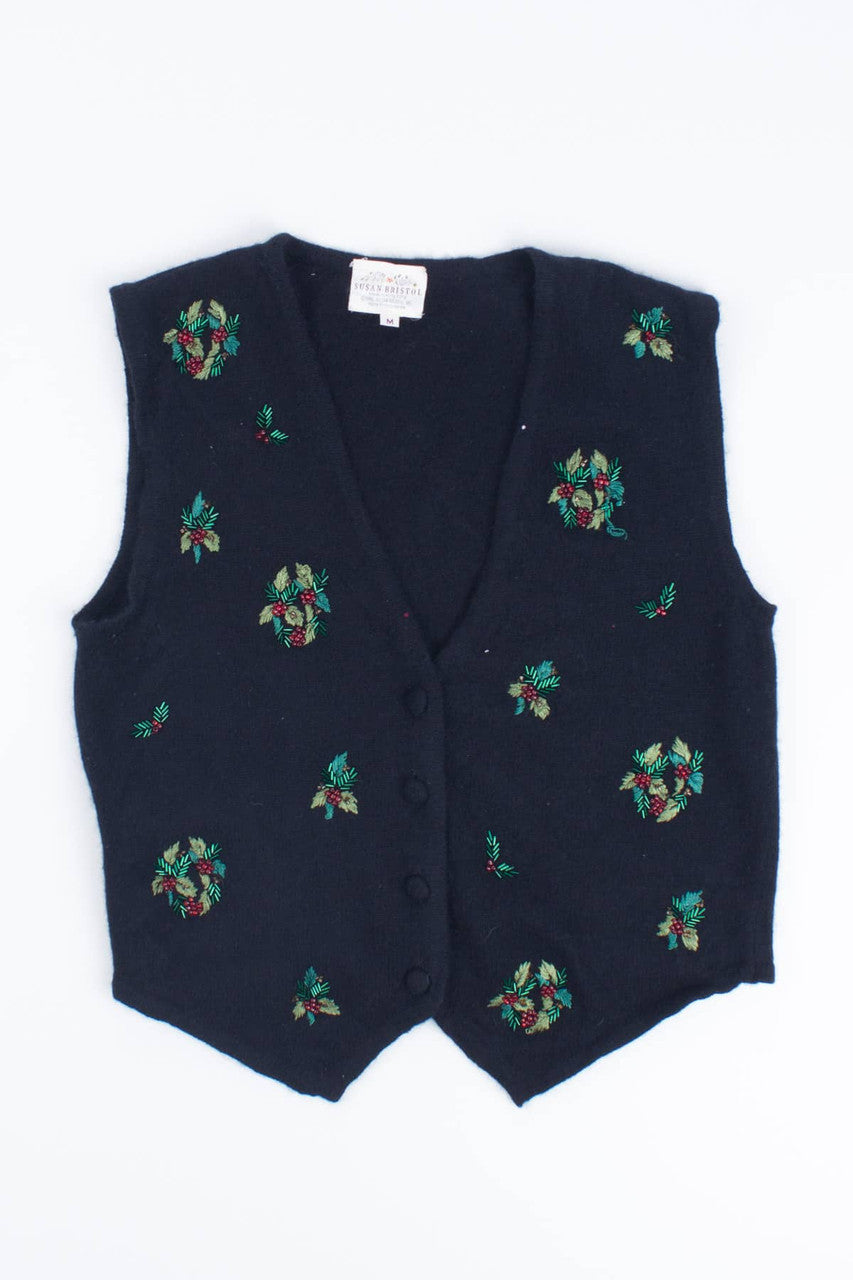 Black Ugly Christmas Vest 55298