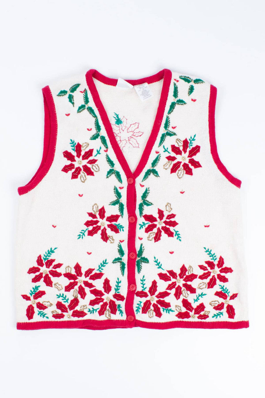 White Ugly Christmas Vest 55332