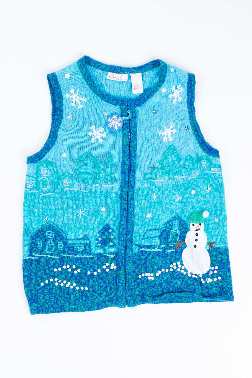 Blue Ugly Christmas Vest 55335