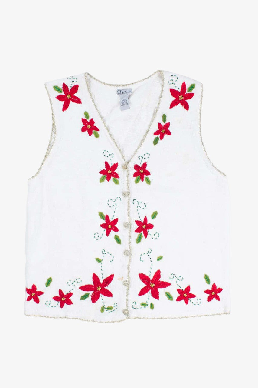 White Ugly Christmas Vest 55348
