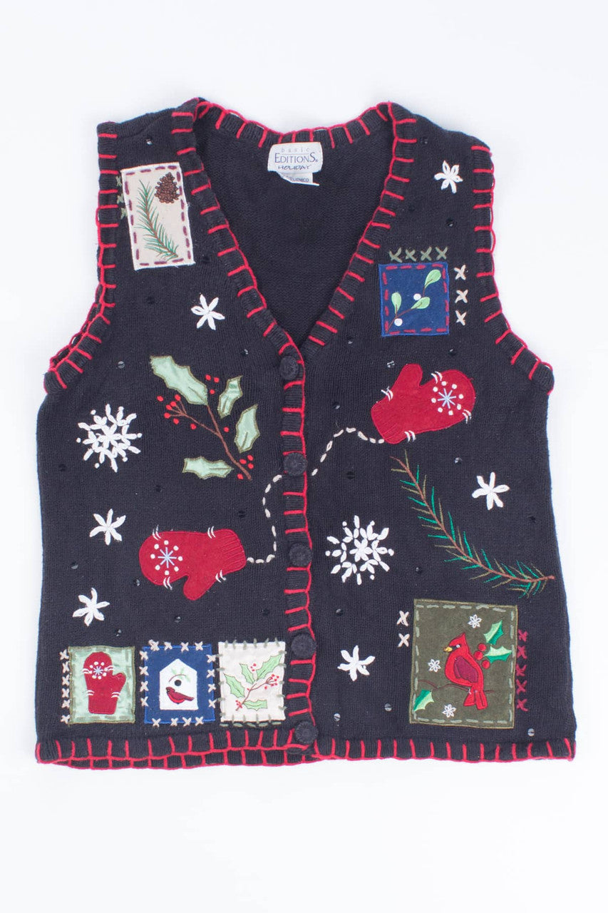 Basic Editions Ugly Christmas Vest 55463