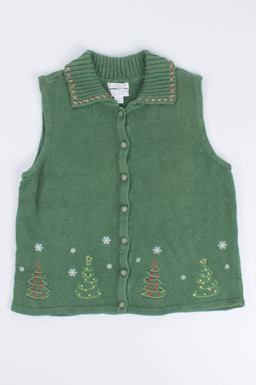 Green Ugly Christmas Vest 55478