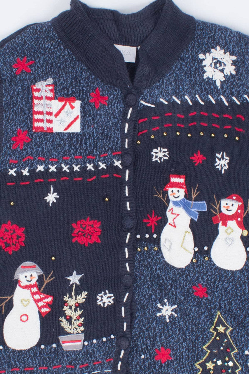 Blue Ugly Christmas Vest 55196