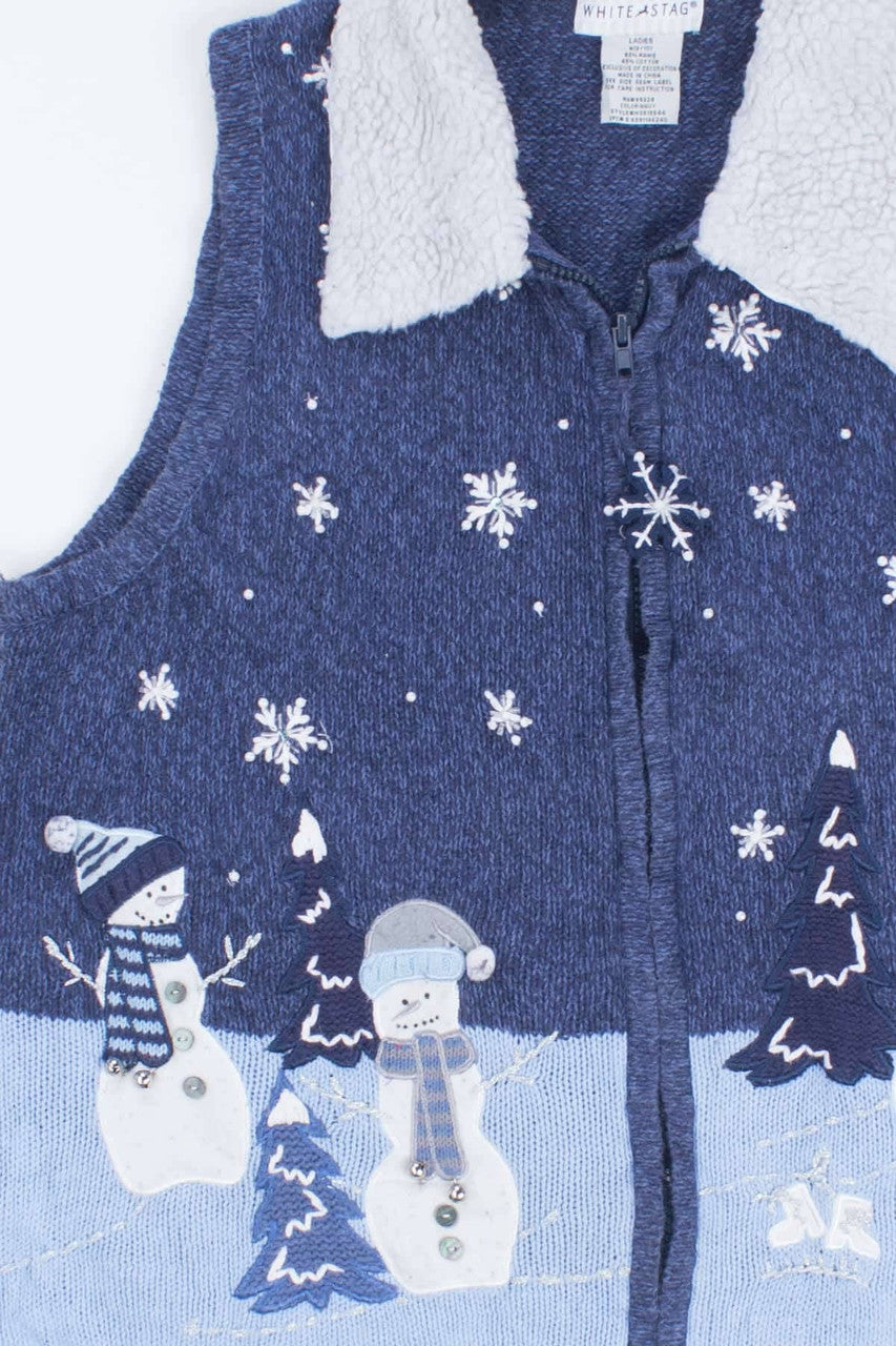 Blue Ugly Christmas Vest 55219