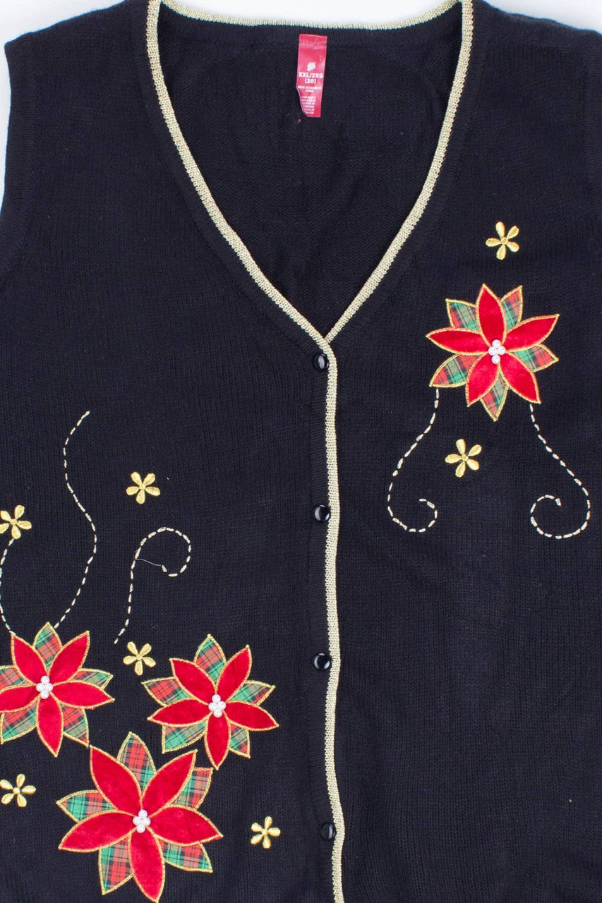 Black Ugly Christmas Vest 55305