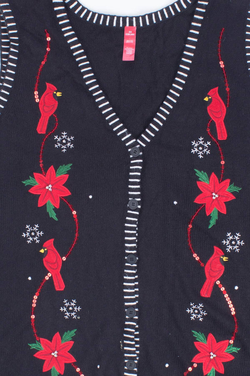 Black Ugly Christmas Vest 55306