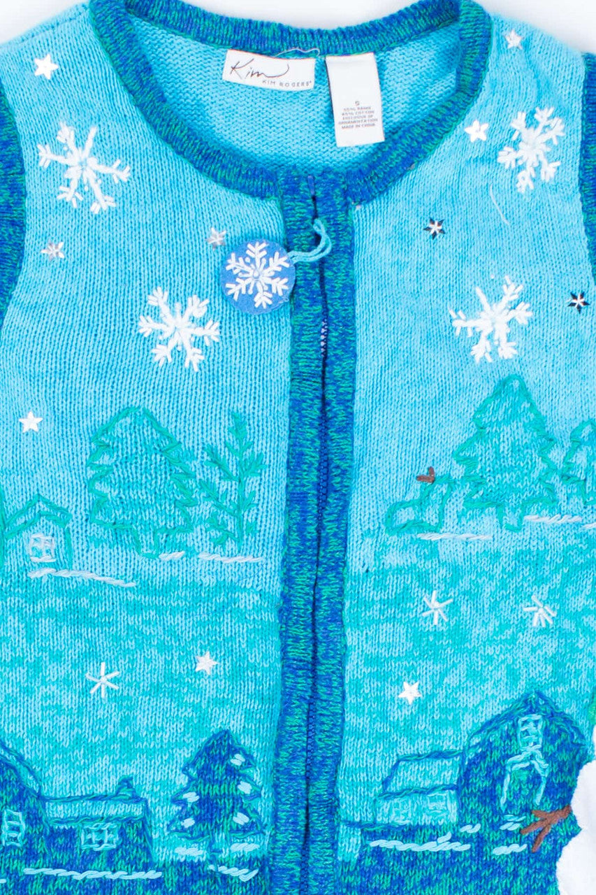 Blue Ugly Christmas Vest 55335