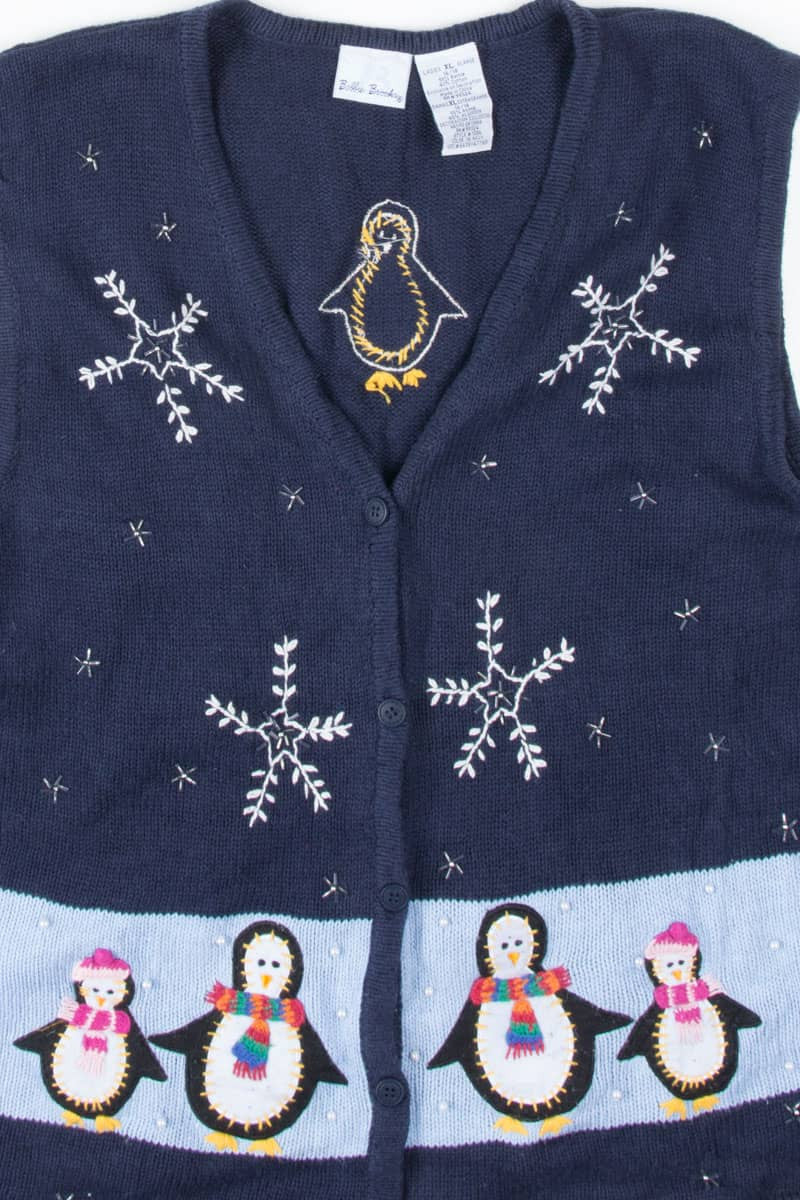 Blue Ugly Christmas Vest 55378