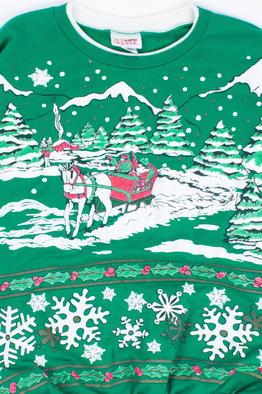 Green Ugly Christmas Sweatshirt 55401