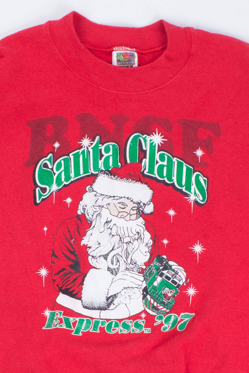 Vintage Ugly Christmas Sweatshirts Ugly Christmas Sweater (1990s) 1