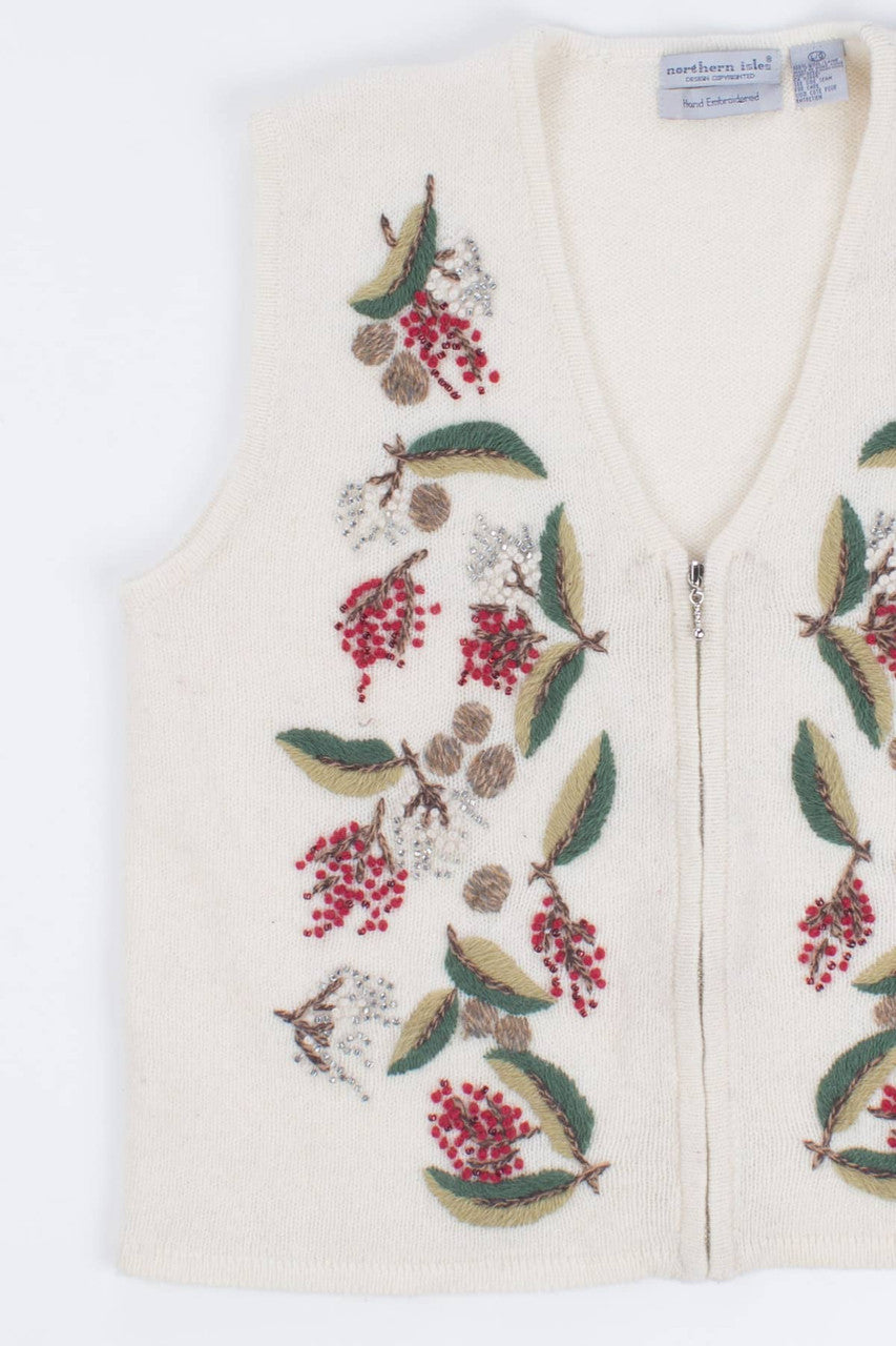 White Ugly Christmas Vest 55485