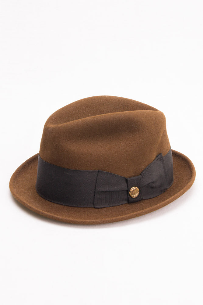 Brown fedora