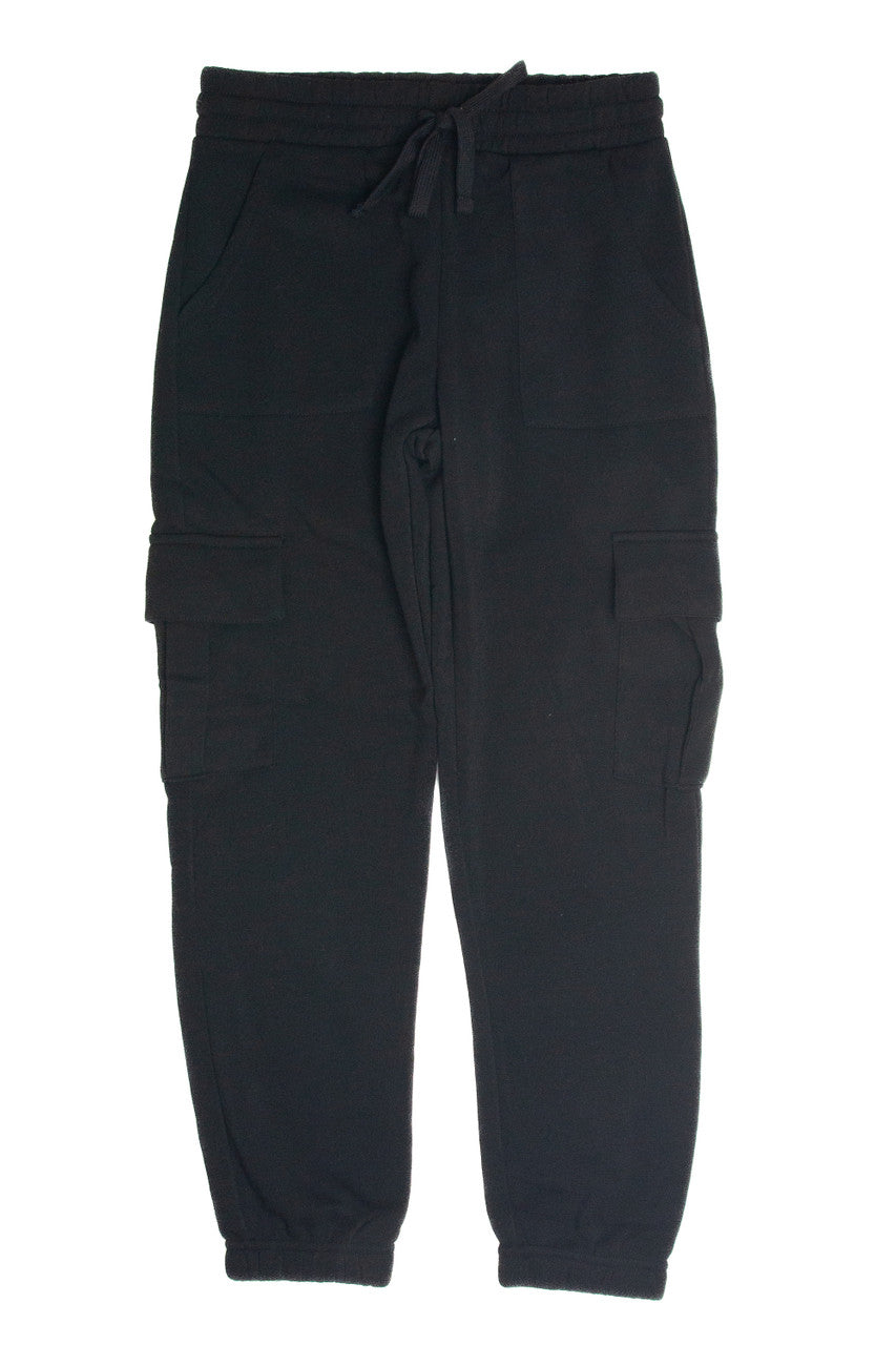 Black Cargo Sweatpants