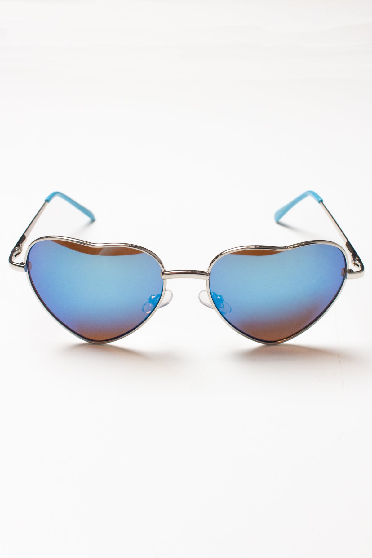 Metal Heart Pastel Sunglasses