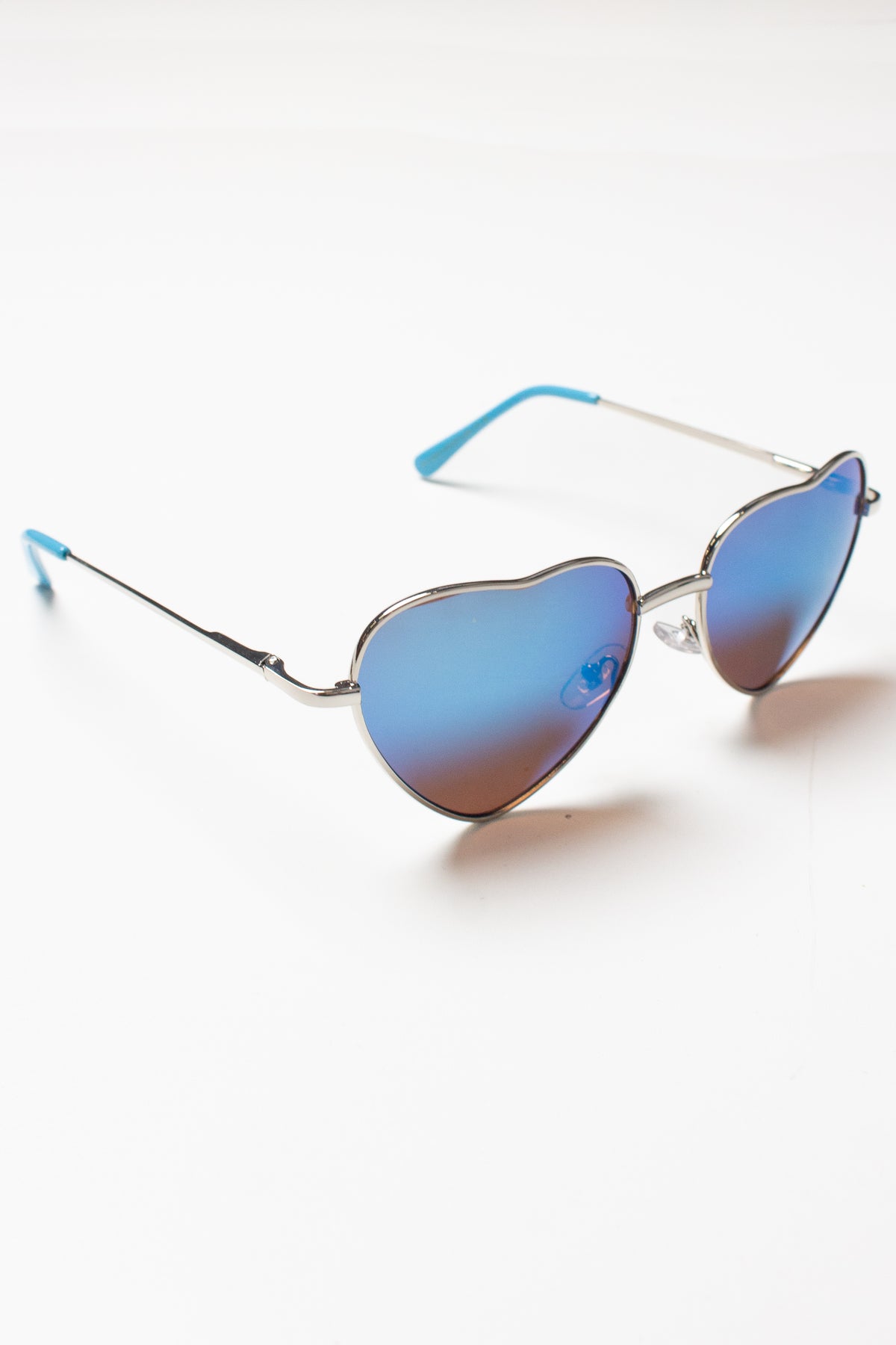 Metal Heart Pastel Sunglasses