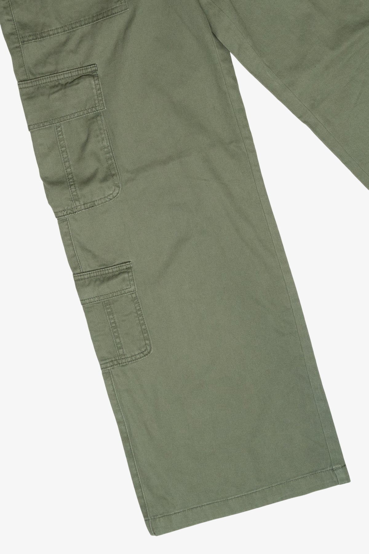 Braided Belt Baggy Cargo Pants