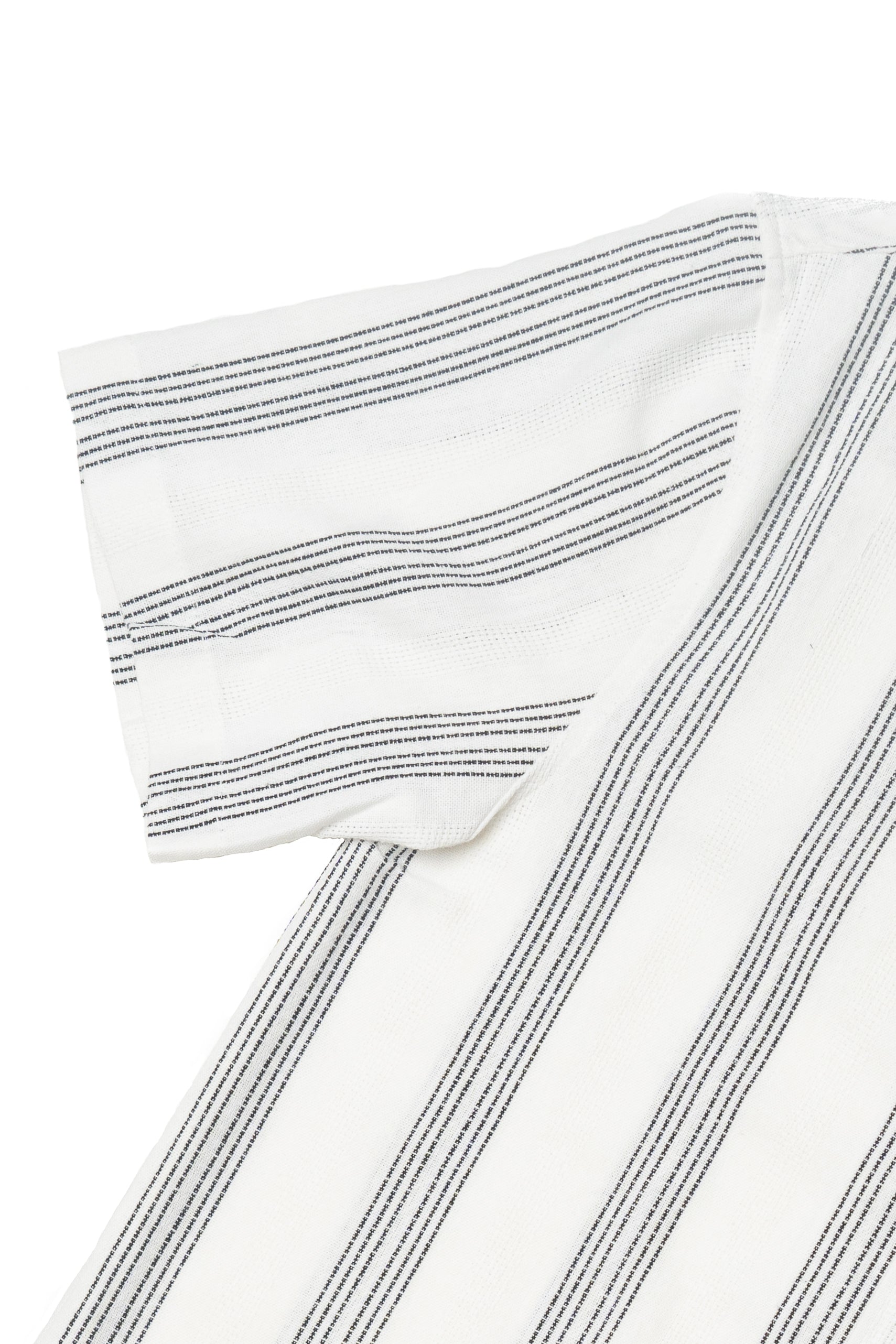 Vertical Stripe Camp Shirt