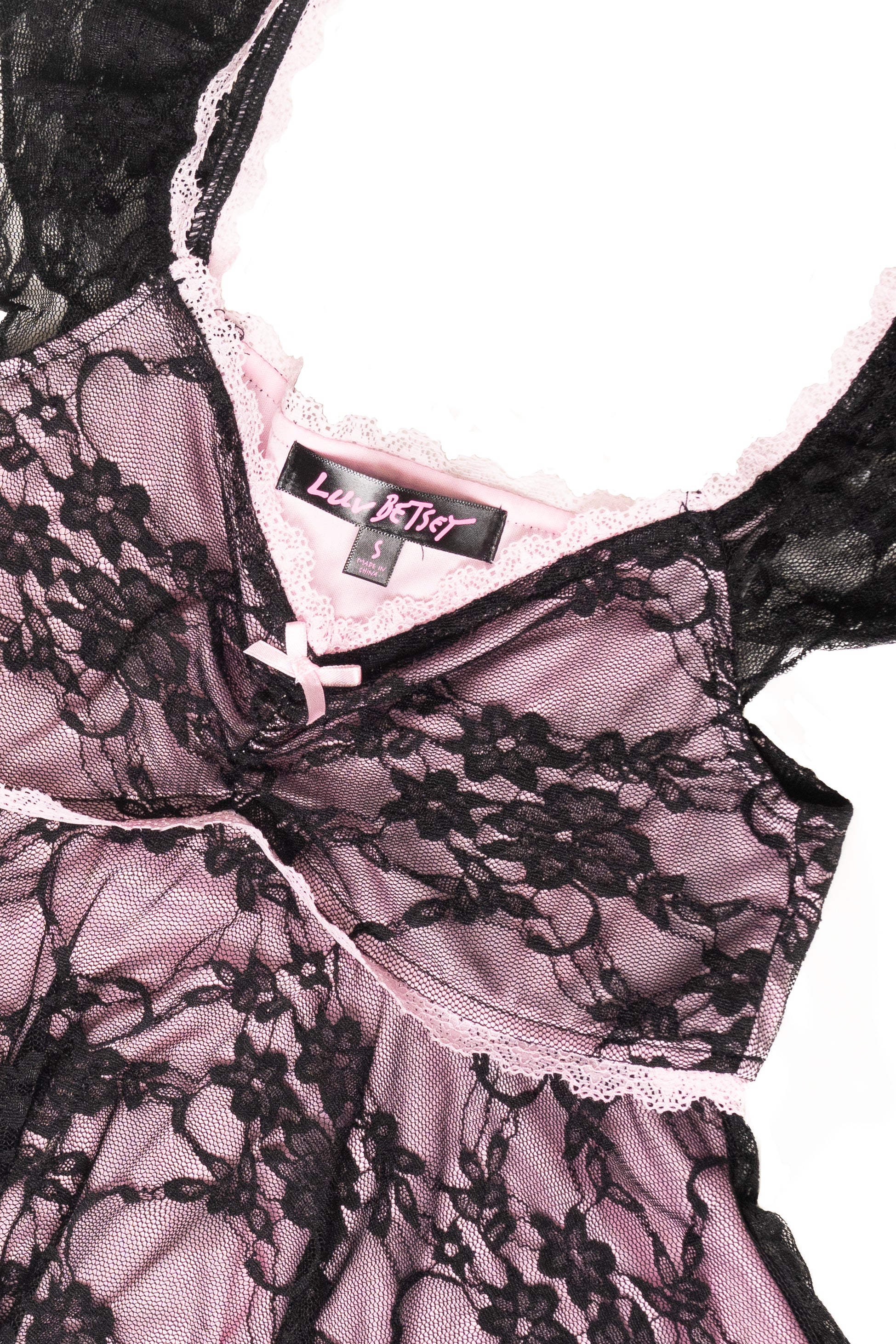 Lace Handkerchief Babydoll Tank