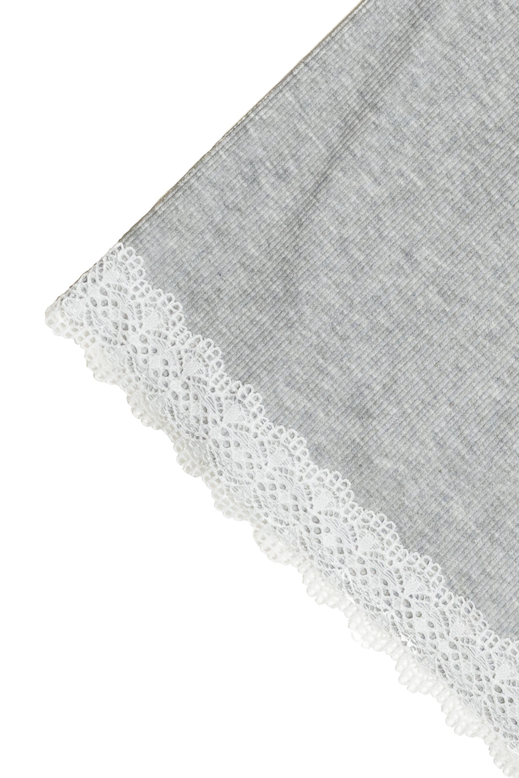 Ribbed Lace Trim Cami
