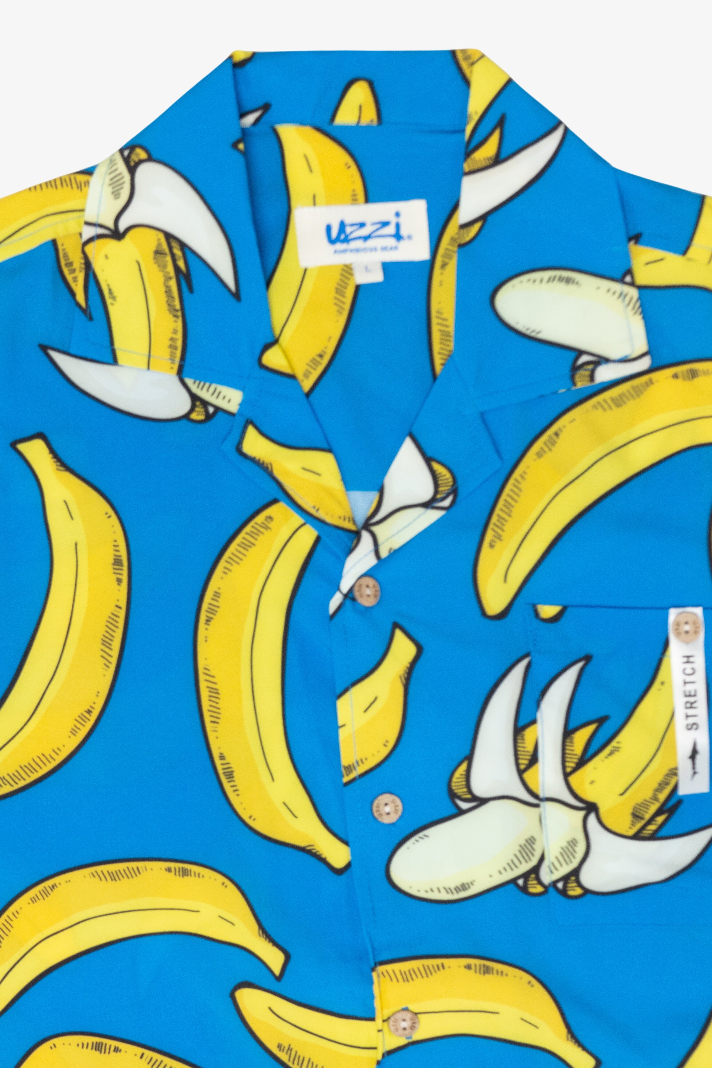 Bananas Hawaiian Button Up Tee