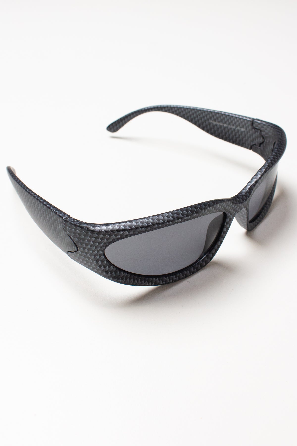 Y2K Metallic Wraparound Sunglasses